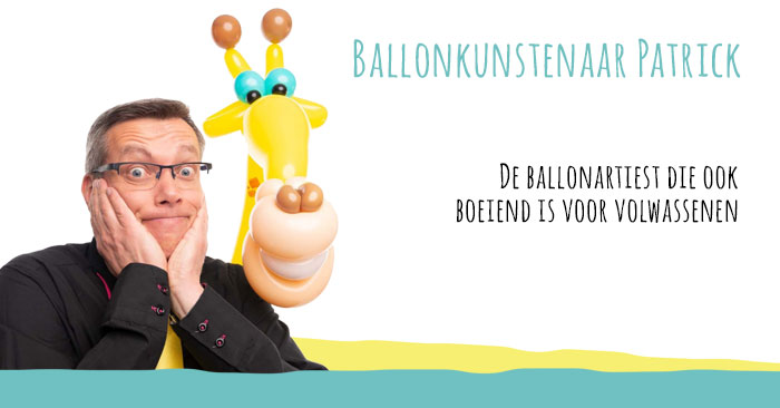 Ballonartiest / ballonvouwer bij bioscoop of première