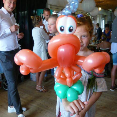 Bij een strandpaviljoen maak je natuurlijk een...