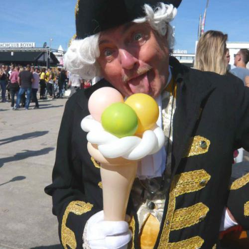 Beach festival - ijsco op het strand