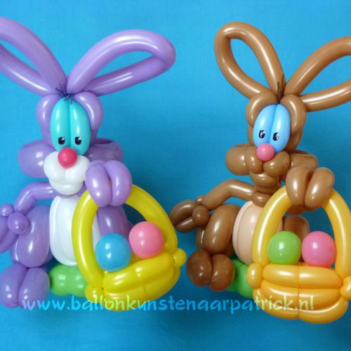 Pasen - Paashazen ballondecoratie