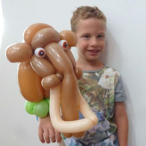 Manny de mammoet - tijdens de draaidagen van Ice Age 5