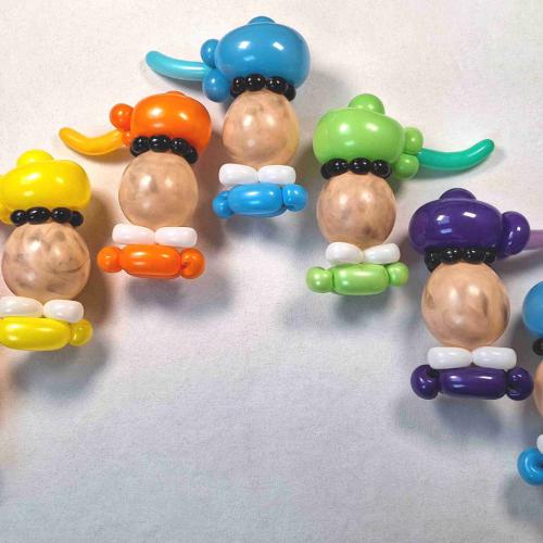 Roetveegpietjes - polsbandjes (nog zonder gezicht) voor de intocht