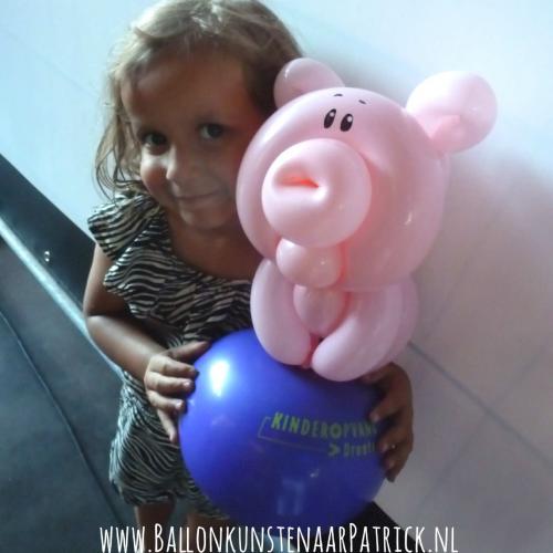 Varken op reclameballon