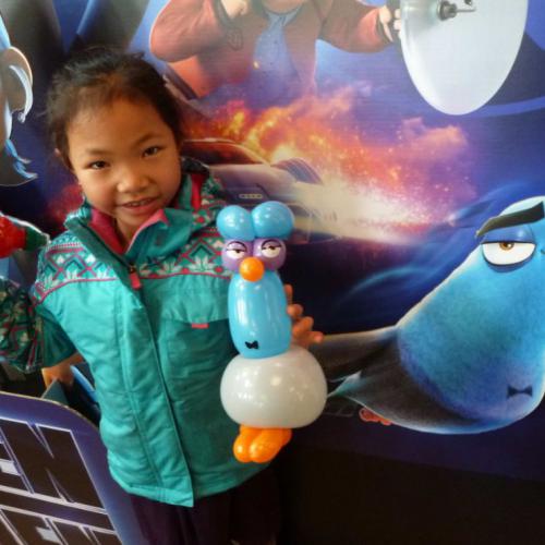 Duif agent - tijdens de draaidagen van Spionnengeheimen