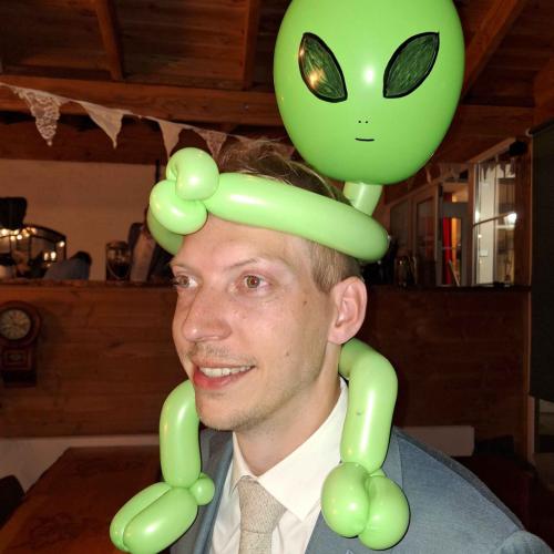 Gray (maar mijn grijze ronde ballonnen waren op)