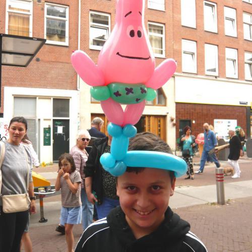 Patrick, op straat in Amsterdam