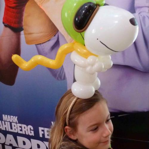 Snoopy - tijdens de draaidagen van Snoopy