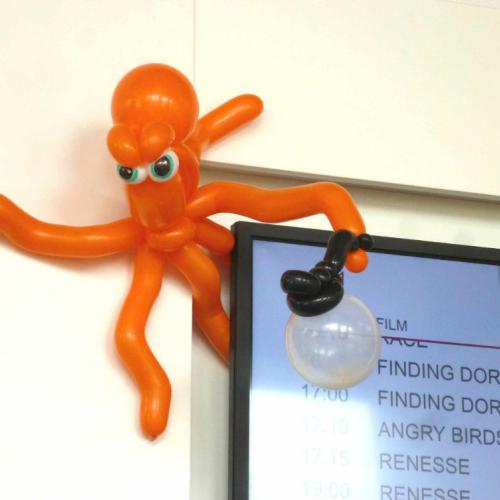 Ballon decoratie - Hank de septopus (uit Finding Dory)