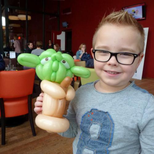 Yoda - tijdens de première van Star Wars - The Force Awakens