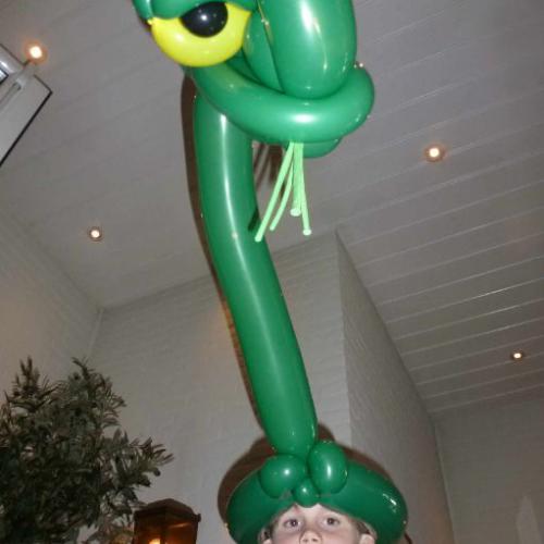 Ja, die werd wel wat groot...