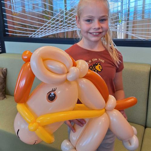 Paard in bijpassende tinten