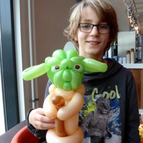 Yoda - tijdens de première van Star Wars - The Force Awakens