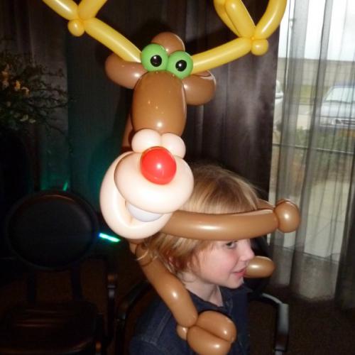 Kerst - rendier op je hoofd