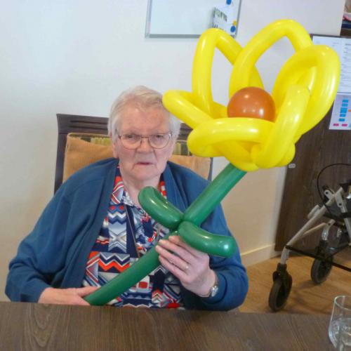 Een grote bloem voor op de kamer