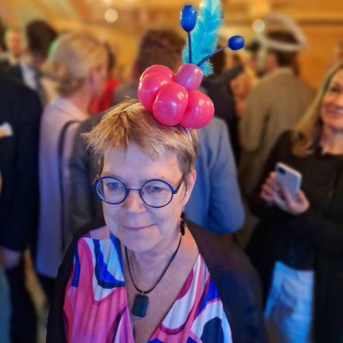 Matchende abstracte haarband