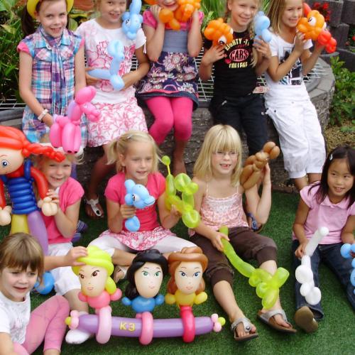 Na afloop van een meidenfeestje