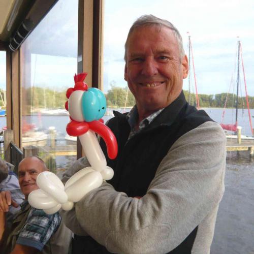 Een geschikte ballon voor een kippenboer