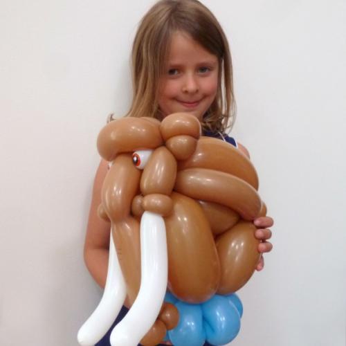 Manny de mammoet - tijdens de draaidagen van Ice Age 5