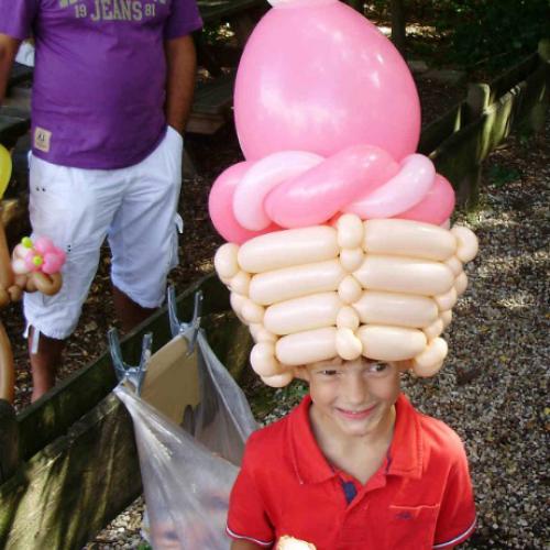 Of een ijsco op je hoofd, kan ook!