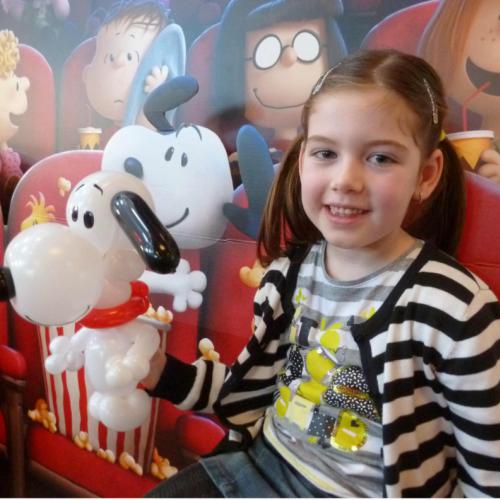 Snoopy - tijdens de draaidagen van Snoopy