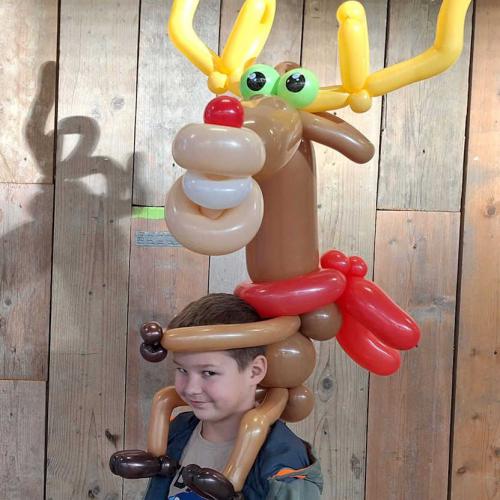 Kerst - XL Rendier hoed