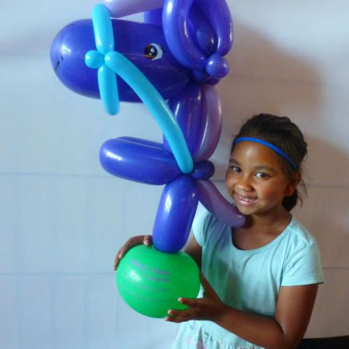 Paard op reclameballon