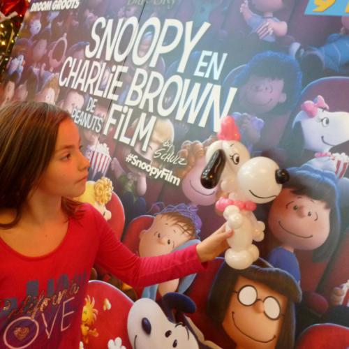 Belle - tijdens de draaidagen van Snoopy