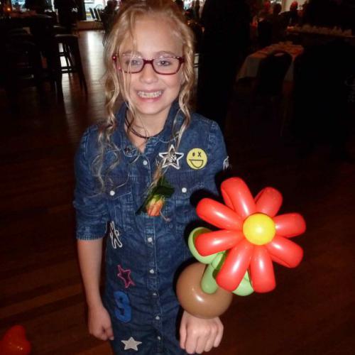 Een mooie bloem, tijdens een receptie